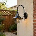 Horn Shaped Outdoor Wall Light with E27 LED Bulb