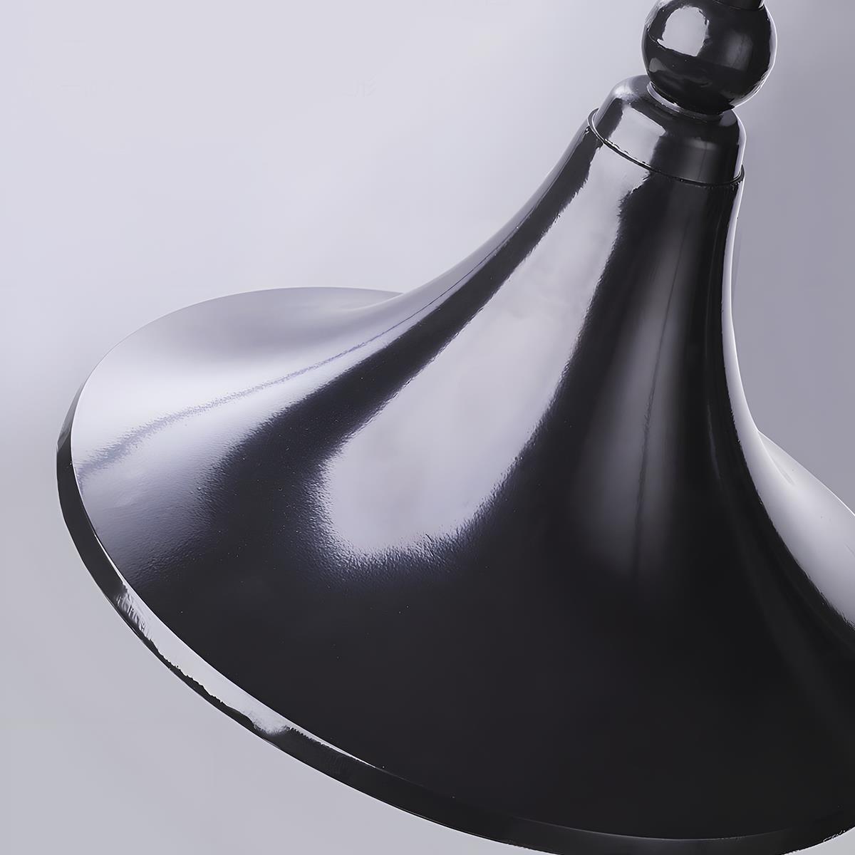 Horn Shaped Outdoor Wall Light with E27 LED Bulb