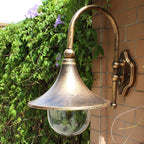 Horn Shaped Outdoor Wall Light with E27 LED Bulb
