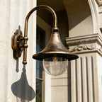 Horn Shaped Outdoor Wall Light with E27 LED Bulb