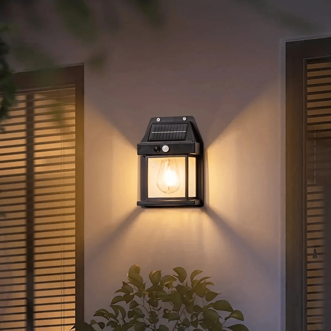 IP44 Solar Sun Lamp with LED Motion Sensor and ABS Housing