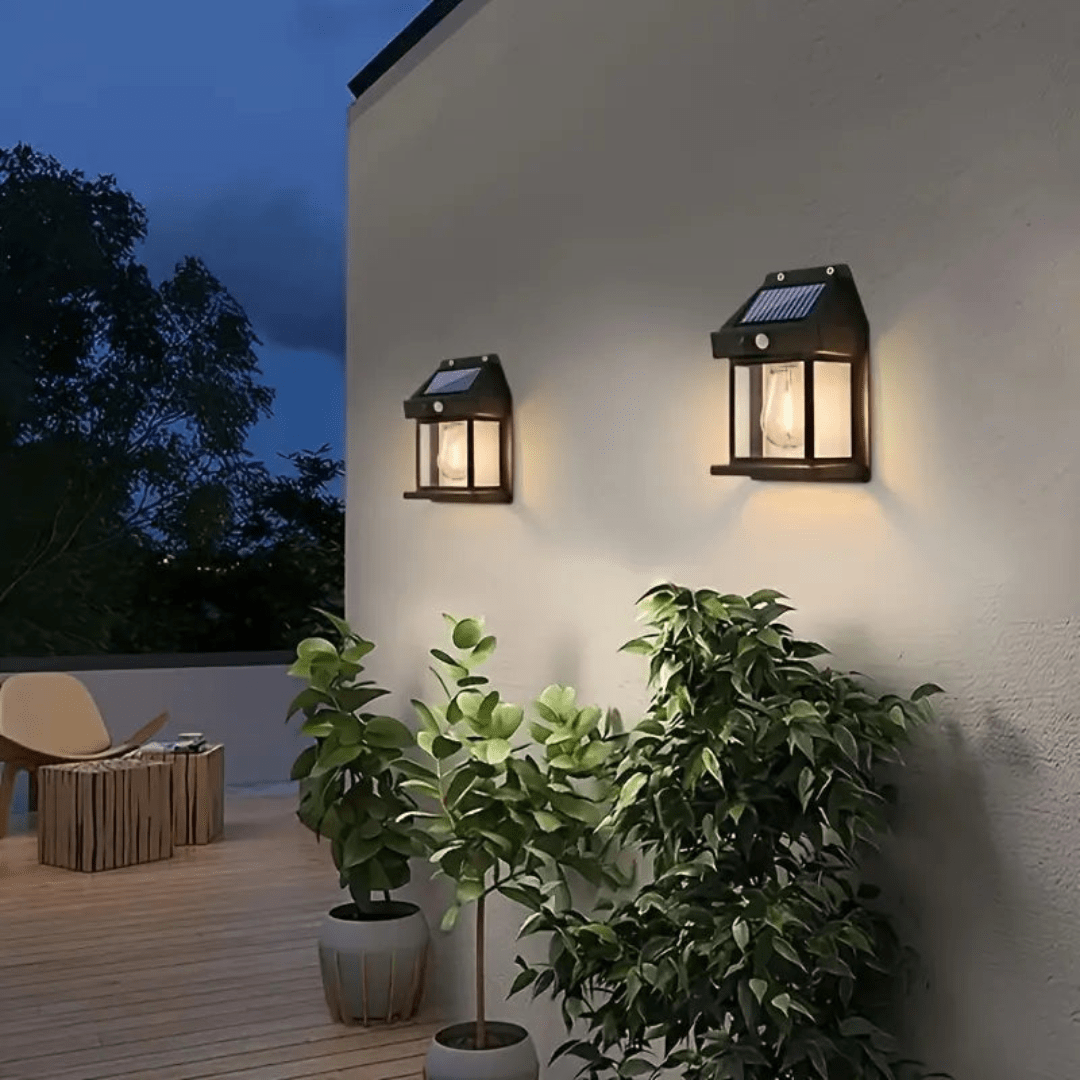 IP44 Solar Sun Lamp with LED Motion Sensor and ABS Housing