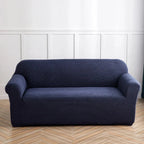 Jacquard Sofa Cover Navy Blue 1 to 4 Seater