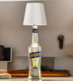LED Bottle Lamp with USB C Charging and Adjustable Light Color