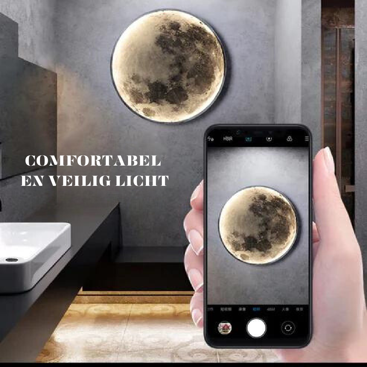 LED Moon Lamp with Remote Control Dimmable Lighting