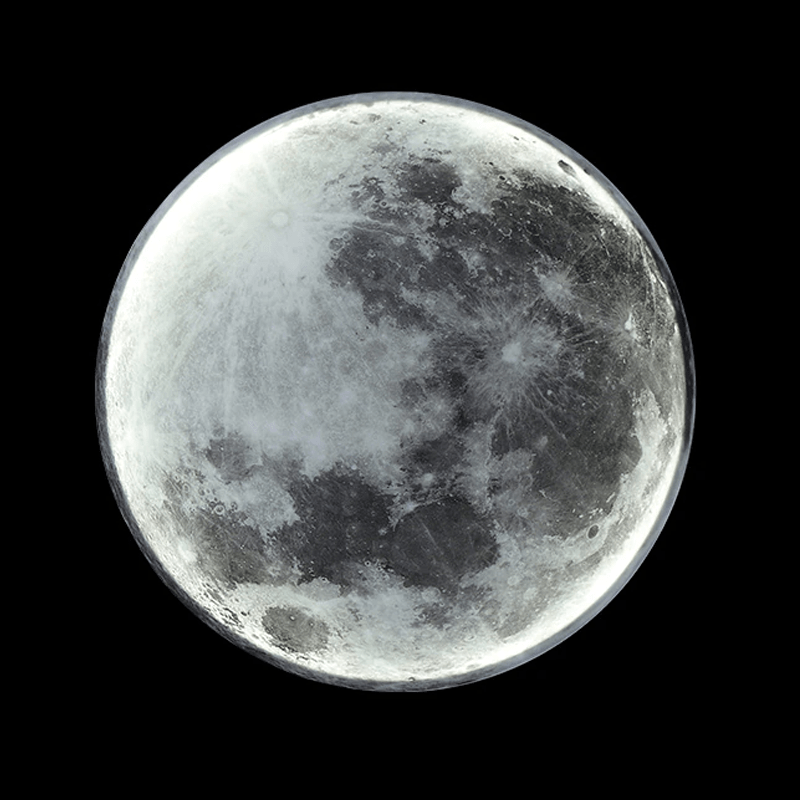 LED Moon Lamp with Remote Control Dimmable Lighting