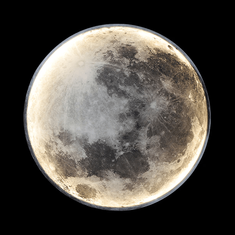 LED Moon Lamp with Remote Control Dimmable Lighting