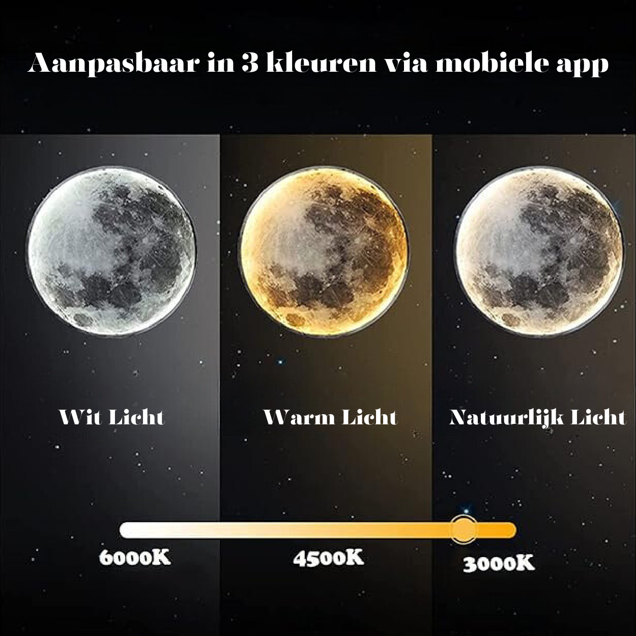 LED Moon Lamp with Remote Control Dimmable Lighting