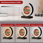 LED Sand Picture Table Lamp with Touch Sensor and USB Cable
