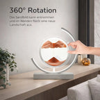 LED Sand Picture Table Lamp with Touch Sensor and USB Cable
