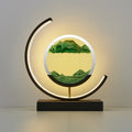 LED Sand Picture Table Lamp with Touch Sensor and USB Cable