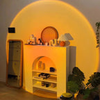 LED Sunset Lamp with Thirteen Light Modes and Rotating Head
