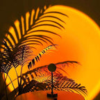 LED Sunset Lamp with Thirteen Light Modes and Rotating Head