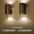 LED Wall Lamp with Plug In Connection and Two Working Modes
