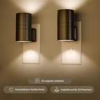 LED Wall Lamp with Plug In Connection and Two Working Modes