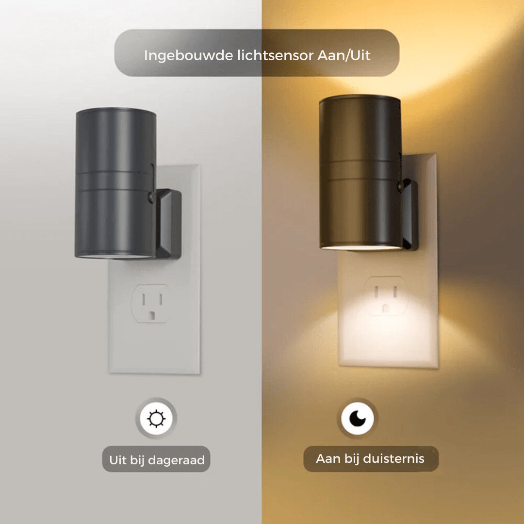 LED Wall Lamp with Plug In Connection and Two Working Modes