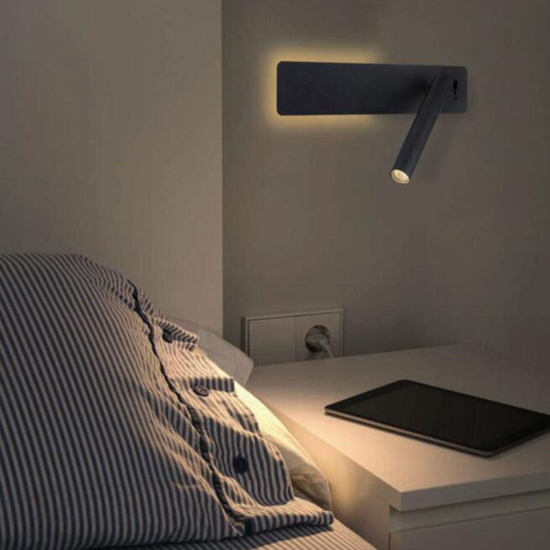 LED Wall Light with Rotatable Design Color Shades