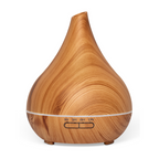 Light Wood Aroma Diffuser Humidifier 400 ml Ultrasonic