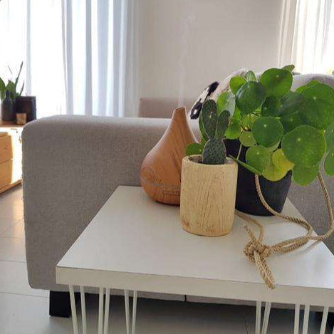 Light Wood Aroma Diffuser Humidifier 400 ml Ultrasonic