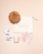 Light Wood Aroma Diffuser Humidifier 400 ml Ultrasonic