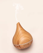 Light Wood Aroma Diffuser Humidifier 400 ml Ultrasonic