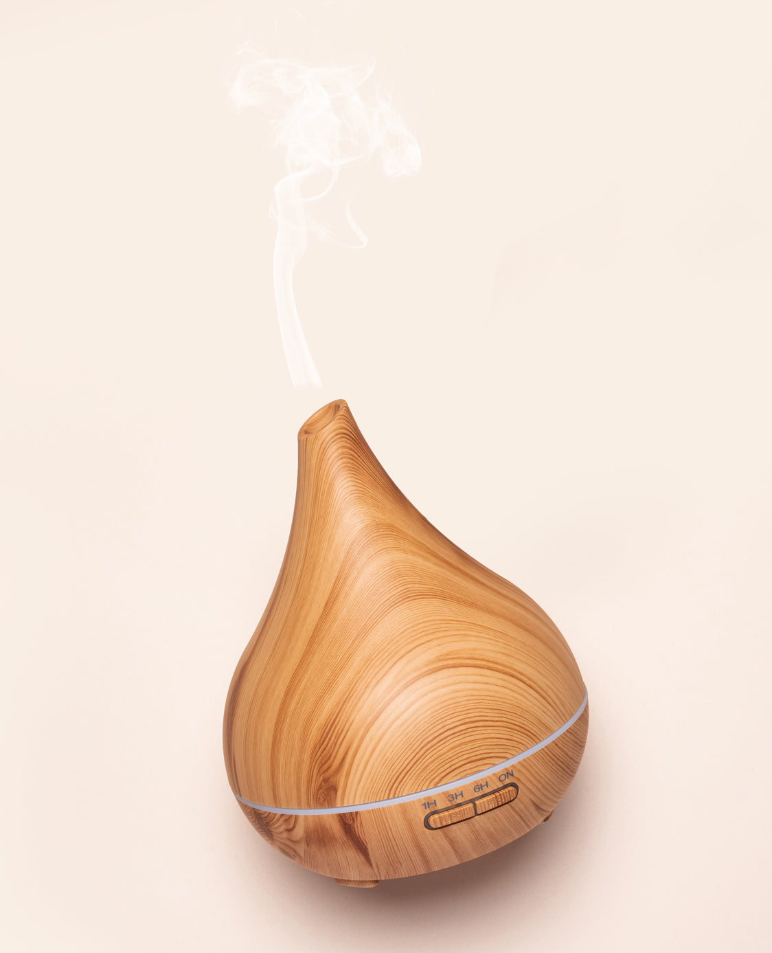Light Wood Aroma Diffuser Humidifier 400 ml Ultrasonic