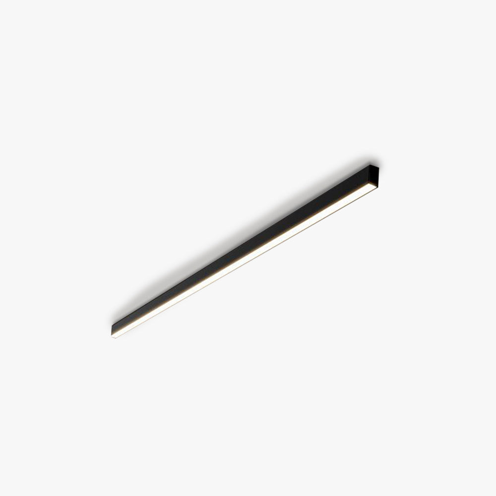 Linear Black LED Ceiling Light with Metal Acrylic Body