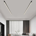 Linear Black LED Ceiling Light with Metal Acrylic Body