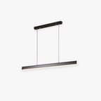 Linear LED Pendant Light with Metal Acrylic Shade