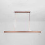 Linear LED Pendant Light with Metal Acrylic Shade