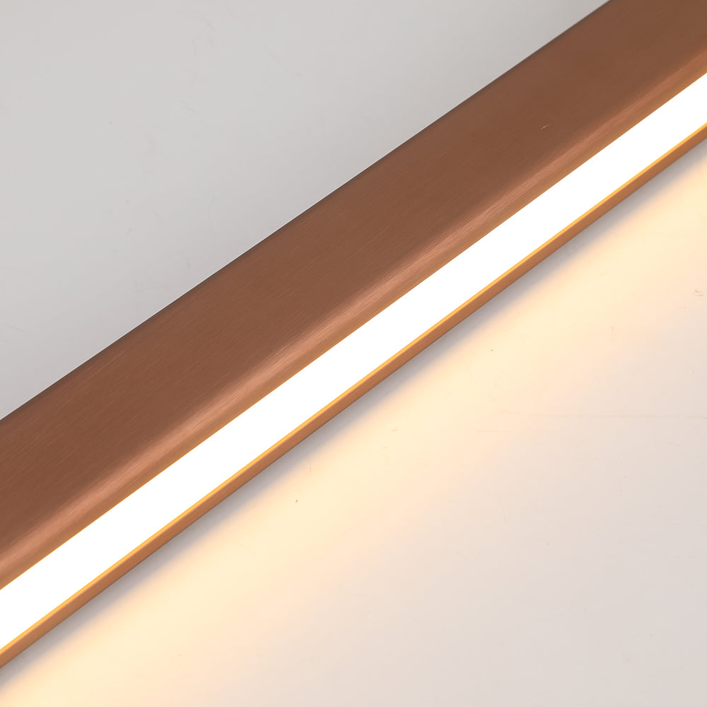 Linear LED Pendant Light with Metal Acrylic Shade