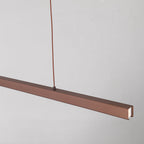 Linear LED Pendant Light with Metal Acrylic Shade