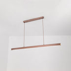 Linear LED Pendant Light with Metal Acrylic Shade