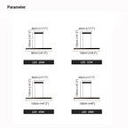 Linear LED Pendant Light with Metal Acrylic Shade
