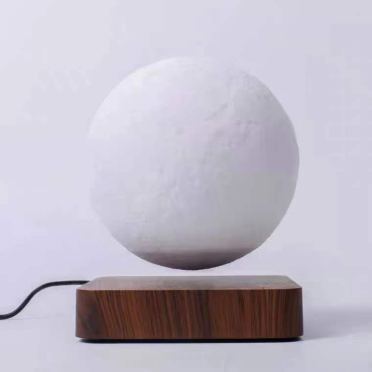 Magnetic Levitation Moon Lamp with Wireless Induction Glow