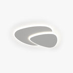 Metal Acrylic Ceiling Light with Switchable LED Colours