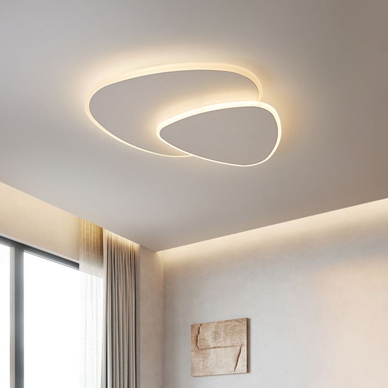 Metal Acrylic Ceiling Light with Switchable LED Colours