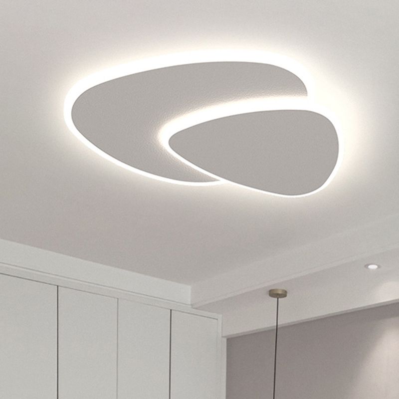 Metal Acrylic Ceiling Light with Switchable LED Colours