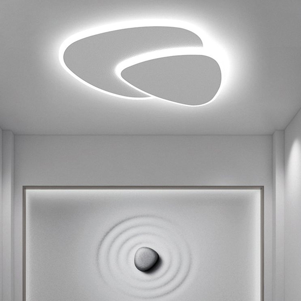 Metal Acrylic Ceiling Light with Switchable LED Colours