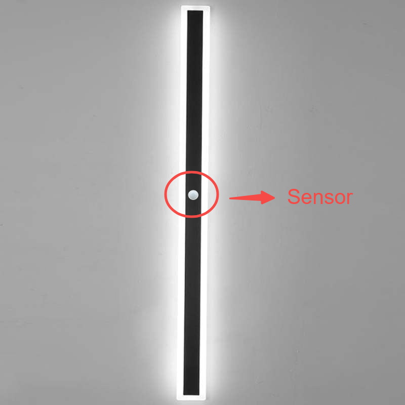 Metal Acrylic Outdoor Wall Light with SMD LED Base