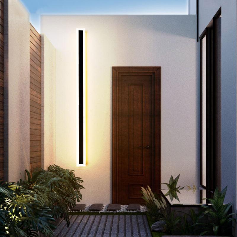 Metal Acrylic Outdoor Wall Light with SMD LED Base