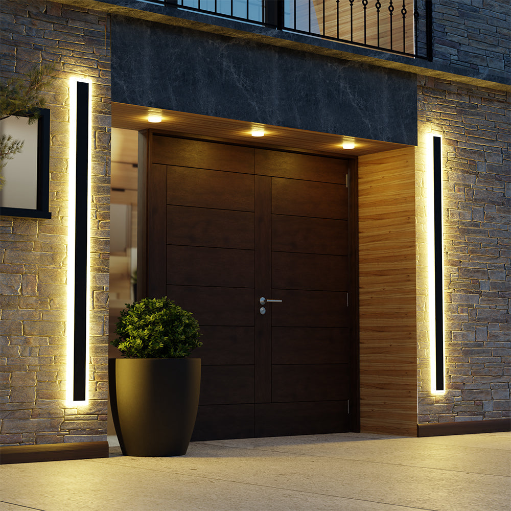 Metal Acrylic Outdoor Wall Light with SMD LED Base