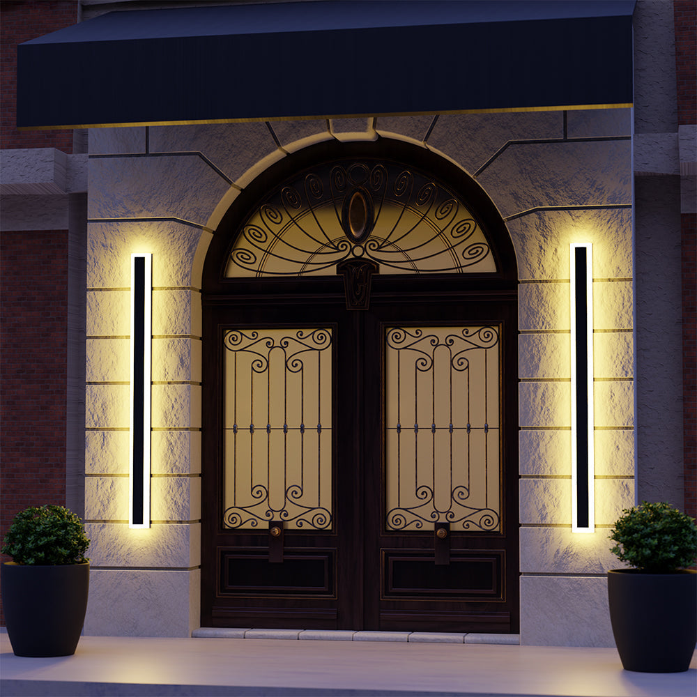 Metal Acrylic Outdoor Wall Light with SMD LED Base