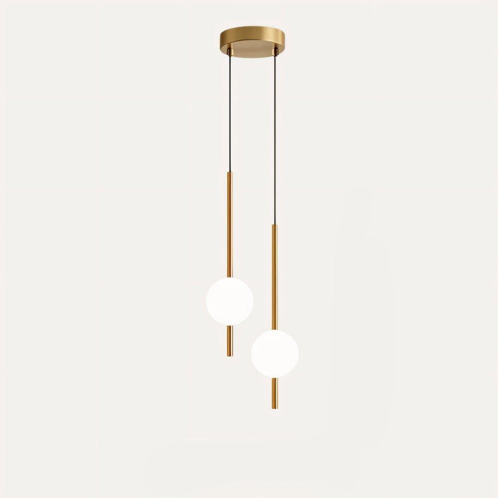 Metal Glass Pendant Lamp with LED Light Source