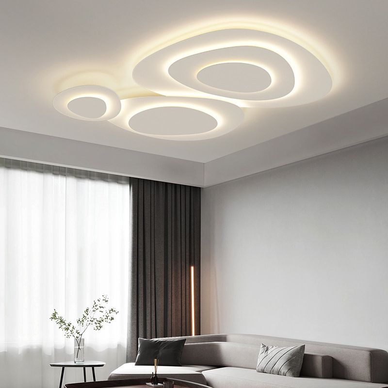 Metal LED Ceiling Light with SMD Base and Three Bulbs