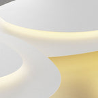 Metal LED Ceiling Light with SMD Base and Three Bulbs
