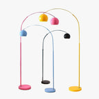 Metal LED Floor Lamp with E27 Bulb Plug Power and Foot Switch