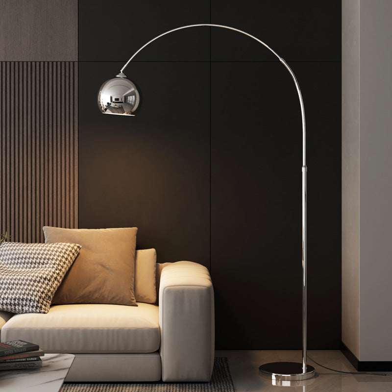Metal LED Floor Lamp with E27 Bulb Plug Power and Foot Switch