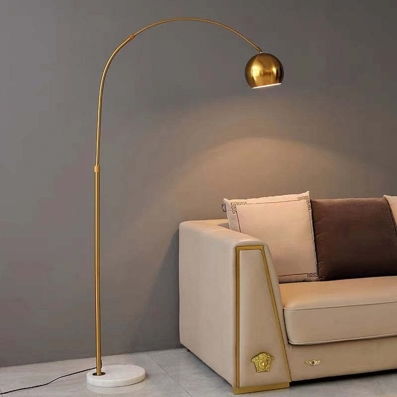 Metal LED Floor Lamp with E27 Bulb Plug Power and Foot Switch