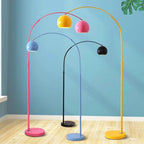 Metal LED Floor Lamp with E27 Bulb Plug Power and Foot Switch